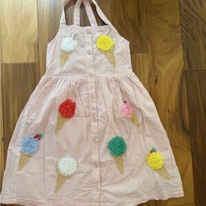 Mini Boden Ice Cream Applique Dress